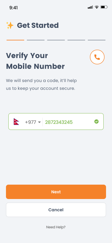 Create PIN