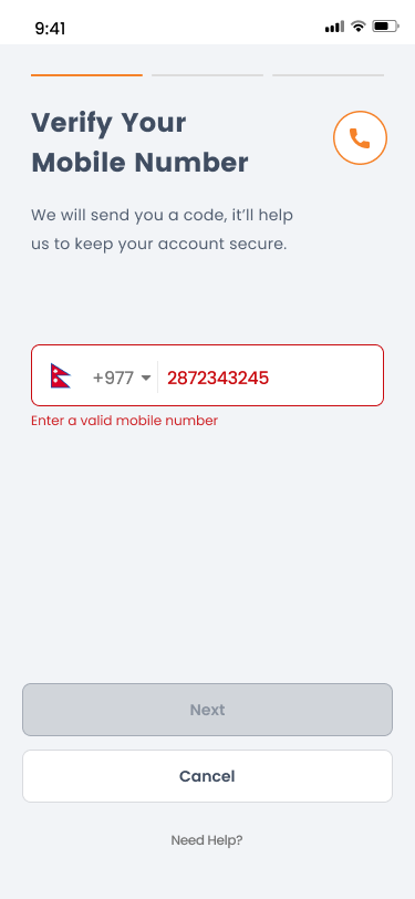 Confirm PIN